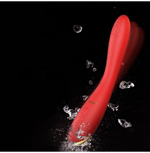 HK LETEN - V01 2-in-1 G-Spot Wand (Chargeable - Red)